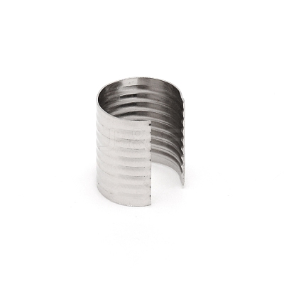 Iron Fold Over Crimp Head Clips without Loop IFIN-WH0068-01P-1