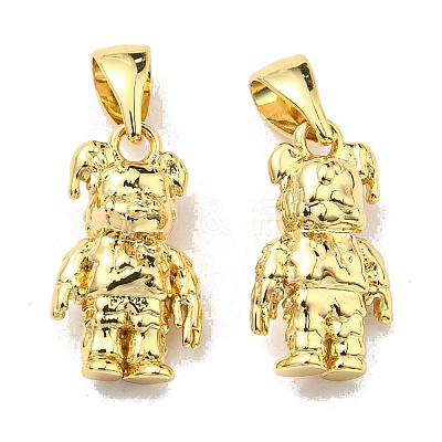 Rack Plating Brass links KK-D023-16G-1