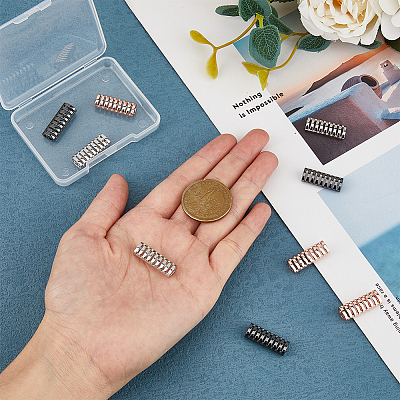 9Pcs 3 Colors Alloy Watch Band Adapter Connectors FIND-DC0004-29-1