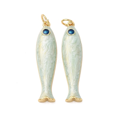 Brass Pendants KK-D019-29C-06G-1