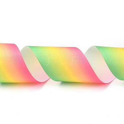 Gradient Rainbow Polyester Ribbon OCOR-G008-04D-1