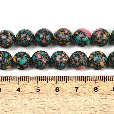 Natural Agate Beads Strands G-U030-C01-10mm-1