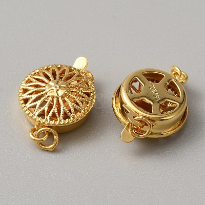 Brass Box Clasps KK-WH0079-16B-G-1