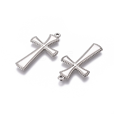 304 Stainless Steel Pendants STAS-G214-40AS-1