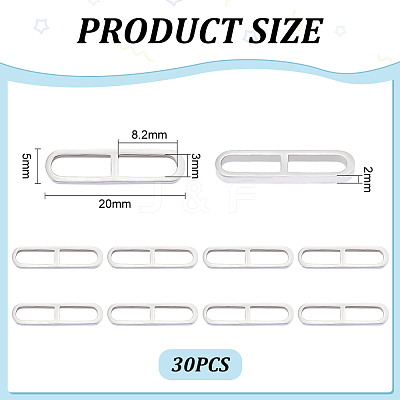 201 Stainless Steel Linking Rings STAS-UN0051-50-1