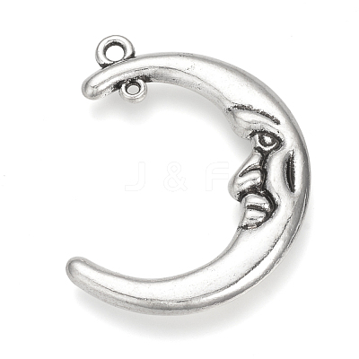 Tibetan Style Alloy  2-Loop Link Pendants TIBE-Q075-12AS-LF-1