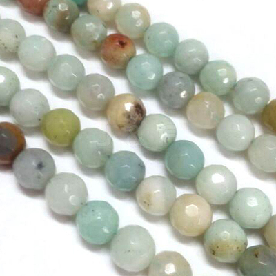Natural Flower Amazonite Beads Strands LS-G-G542-8mm-02-1