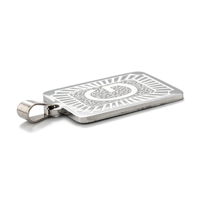 Non-Tarnish 304 Stainless Steel Pendants STAS-K216-48G-P-1