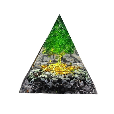 Orgonite Pyramid Resin Energy Generators PW-WG22606-01-1