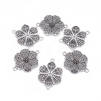 Tibetan Style Links connectors LS-TIBEP-LF9353YKG-AS-FF-1