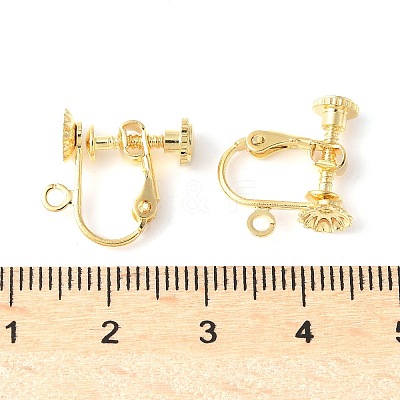 316 Surgical Stainless Steel Clip-on Earring Findings X-STAS-Z127-02G-1