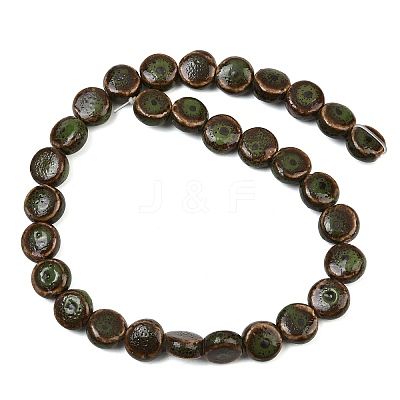 Vintage Style Glazed Porcelain Beads PORC-B002-12-01-1