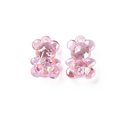 Transparent Acrylic Pendants MACR-S373-113-C07-1