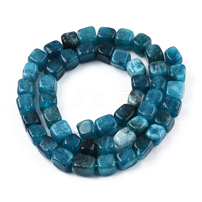 Dyed Natural White Jade Beads Strands G-S364-083A-01-1