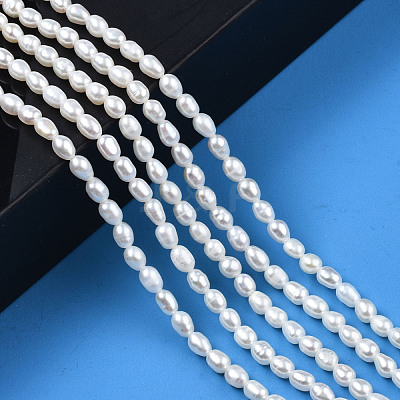 Natural Cultured Freshwater Pearl Beads Strands PEAR-N012-03F-1
