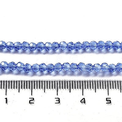 Electroplate Transparent Glass Beads Strands LS-EGLA-A035-T3mm-A14-1