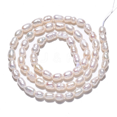 Natural Cultured Freshwater Pearl Beads Strands PEAR-N012-03D-1