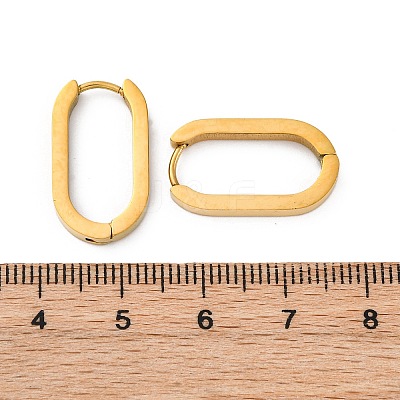 PVD Vacuum Plating 304 Stainless Steel Huggie Hoop Earrings X-STAS-S103-21G-1