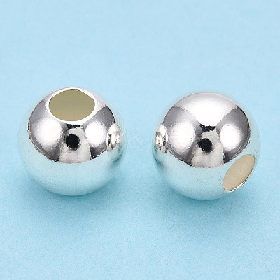 925 Sterling Silver Beads STER-S002-12A-10mm-1
