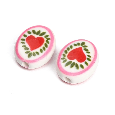 Printed Handmade Porcelain Beads PR-CBAB520-01C-1