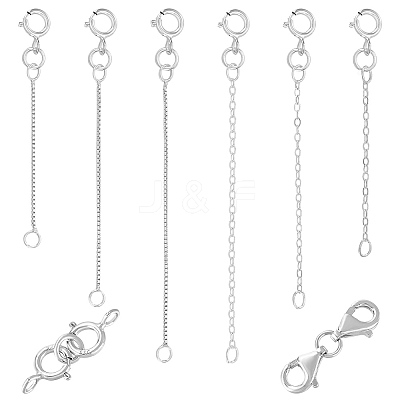925 Sterling Silver Ends with Chain FIND-GA00001-1