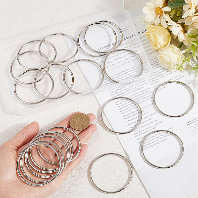 Iron Open Jump Rings FIND-SP0002-63F-1