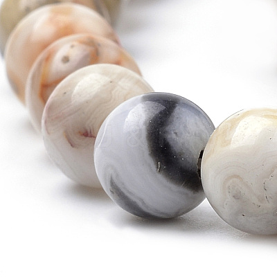 Natural Crazy Lace Agate Beads Strands G-S259-38-10mm-1