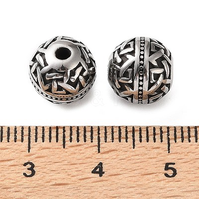 304 Stainless Steel Beads SA-CBA043D-01A-AS-1