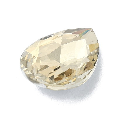 Faceted Glass Rhinestone Cabochons GGLA-C032-09-1