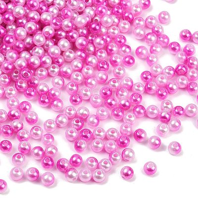 ABS Imitation Pearl Beads KY-P021-05A-08-1