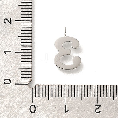304 Stainless Steel Micro Pave Cubic Zirconia Pendants STAS-H228-01P-03-1