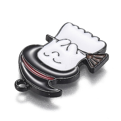 Halloween Theme Alloy Enamel Pendants X-ENAM-J649-03B-1