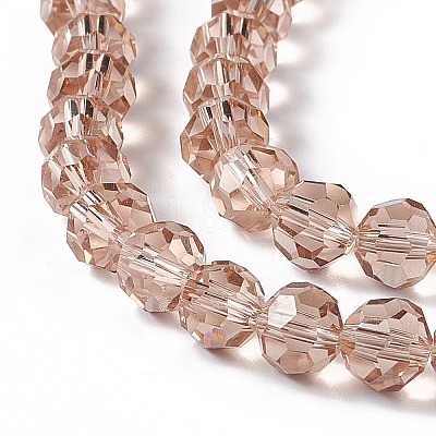 Glass Beads Strands EGLA-J042-8mm-21-1