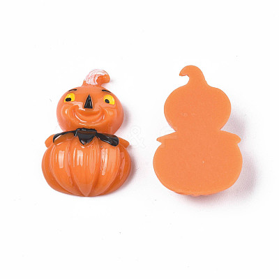 Autumn Theme Opaque Resin Cabochons Style CRES-N033-015-1