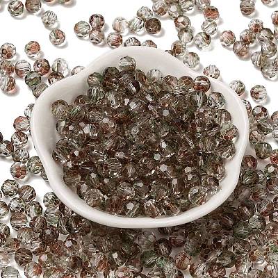 Transparent Colours Glass Round Beads SEED-F006-04A-04-1