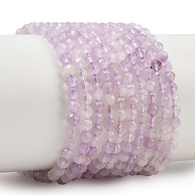Natural Lavender Amethyst Beads Strands G-C127-A03-04-1