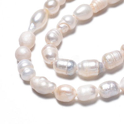 Natural Cultured Freshwater Pearl Beads Strands X-PEAR-N012-05F-1