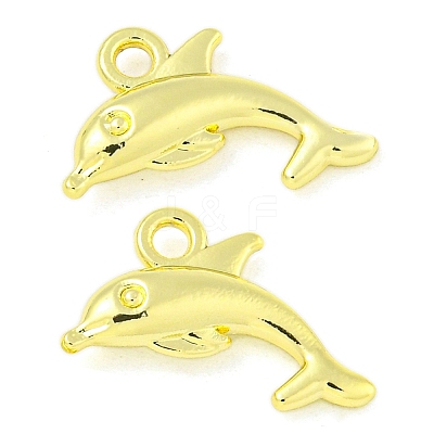 Rack Plating Alloy Pendants FIND-M022-08G-1