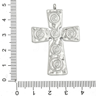 304 Stainless Steel Pendants STAS-R164-02GP-1