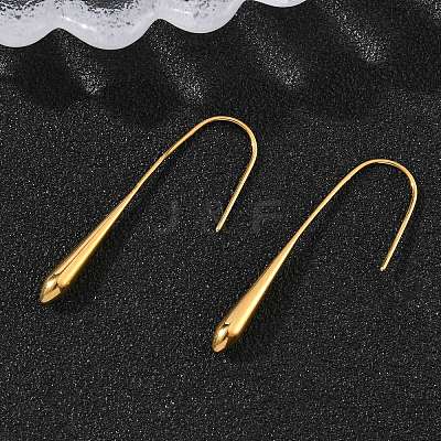 304 Stainless Steel Dangle Earrings EJEW-F375-01C-G-1
