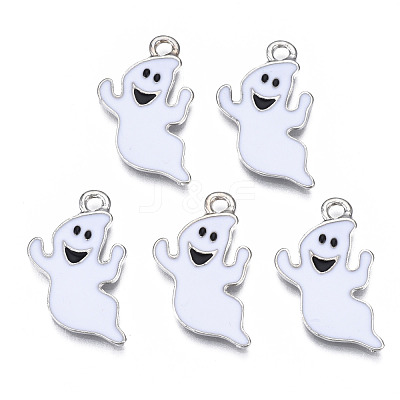 Rack Plating Alloy Enamel Pendants X-PALLOY-N164-012-1