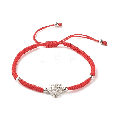 Natural Crackle Quartz & Lava Rock Braided Bead Bracelets Set BJEW-JB07212-03-1
