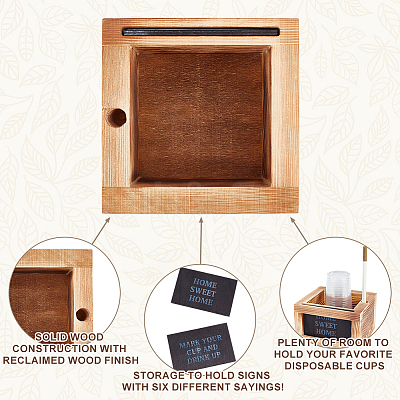 1Pc Printed Wooden Jewelry Packaging Boxes CON-PH0003-37-1