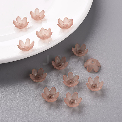 Frosted Acrylic Bead Caps MACR-S371-07A-763-1