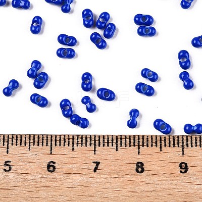 Baking Paint Glass Seed Beads SEED-A033-04E-1