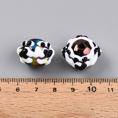 Opaque Acrylic Beads SACR-YW0002-01E-1