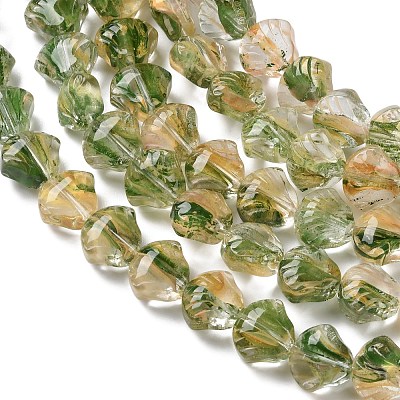 Inner Flower Handmade Lampwork Beads Strands LA-CBA3F7A-02F-1