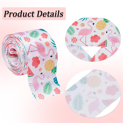 10 Yards Printed Polyester Ribbon OCOR-GF0002-47C-1