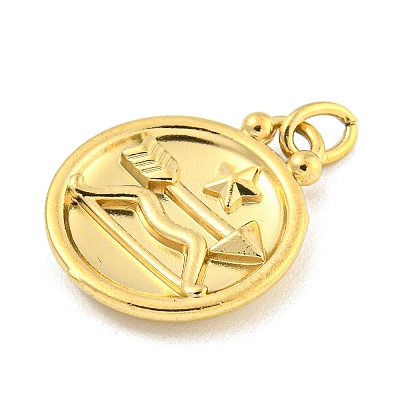 304 Stainless Steel Pendants Rhinestone Settings LS-STAS-O009-01I-G-1