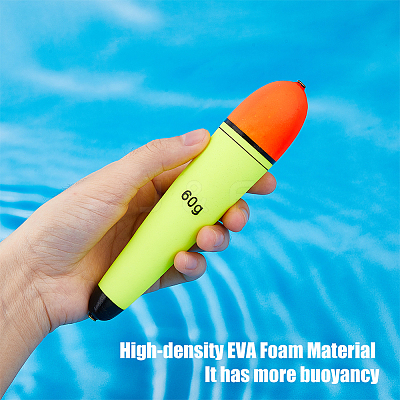 6Pcs 3 Styles EVA Fishing Foam Float Fishing Rig Float AJEW-HY0001-67-1